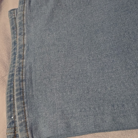 Almost Famous Sparkling Blue Flare Jeans - Picture 8 of 12